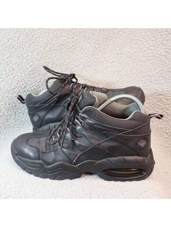 HARLEY DAVIDSON Jett Motorcycle Ankle Boot Men Size 9.5 Black Moto Après D94350 main image 8